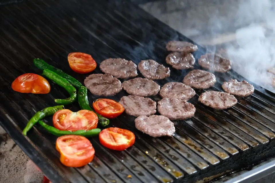 Delicious Turkish Grilled Meat and Vegetables