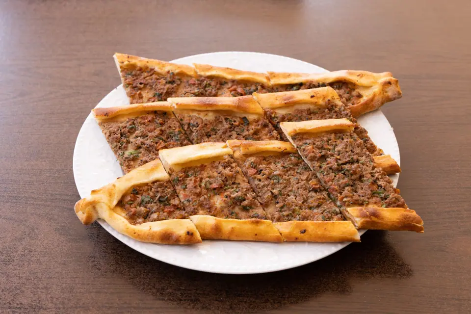 Bread with Minced Meat on Top